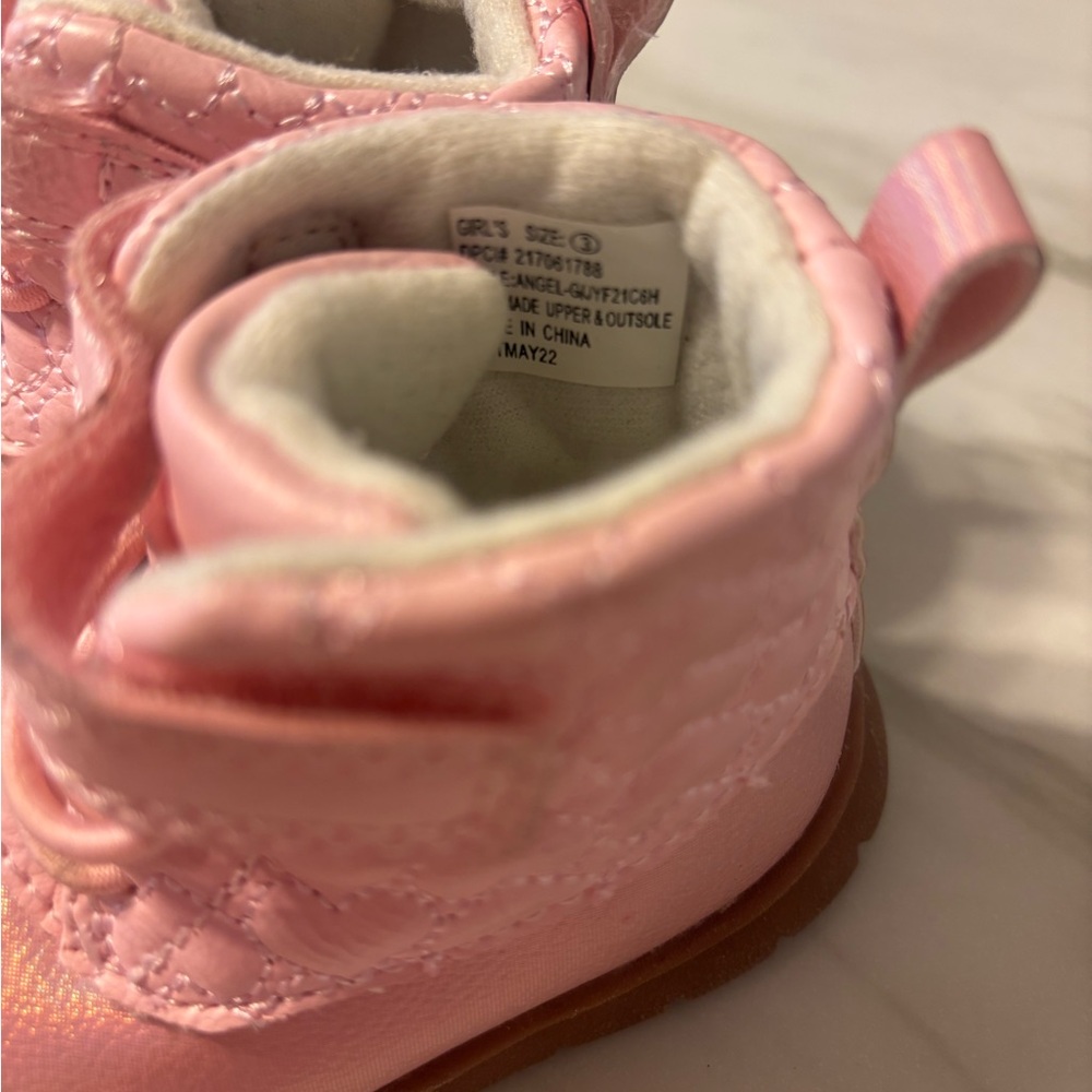 Cat & Jack Toddler Pink Boots Size 3 Fair Condition - Picture 6 of 8